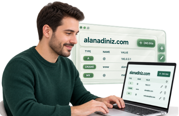 Domain yönetim paneli